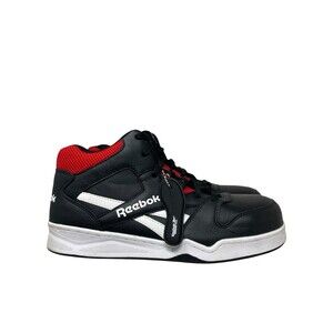 Reebok Sneakers Mens 9.5 Wide Black Red High Top Composite Toe Work Safety